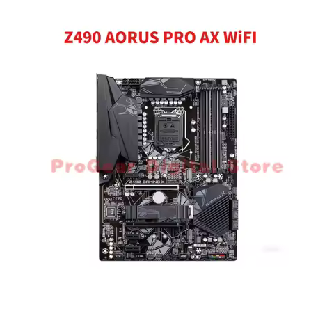 for Gigabyte Z490 AORUS PRO AX WiFi LGA 1200 DDR4 ATX Gaming Motherboard