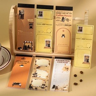 Have a Nice Day Memo Pad Little Lucky Taster Series Vintage Coffee & Cat Theme Journal Material Note