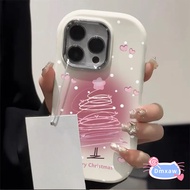 Pink Christmas Tree Smile Phone Case For Realme 13 12 11 Pro Plus 11X 9 SE 8 8S 6i 5 5i 5S C3 Q3 Q3i