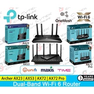 TP-LINK Archer Dual-Band Wi-Fi 6 Router - AX23 | AX53 Gigabit | AX72 Gigabit | ax72Pro Multi-Gigabit