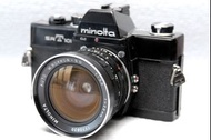 MINOLTA美能達豪華單反相機SRT101（黑色）機身+正品28mm豪華鏡頭稀有工作品