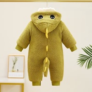 Baby Clothes Winter Thickened Outing Hug Clothes Newborn Jumpsuit Plus Velvet Baby Cotton Clothes 06