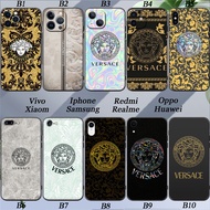 Versace Apple iPhone 6 6S 7 8 SE PLUS X XS Silicone Soft Cover Camera Protection Phone Case