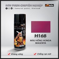 Sơn xịt màu hồng honda magenta H168 samurai