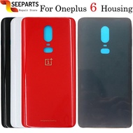 factory For Oneplus 6 Battery Cover Glass Door Back Housing Rear Case Oneplus 6 Battery Door Replace