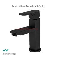 Basin Mixer Tap Black JW-G921BB PUB APPROVAL rubinetterie Pozzi