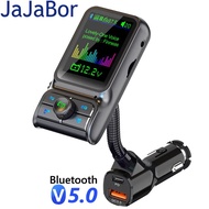 【Free shipping】 Jajabor Car Mp3 Player Aux Audio Qc3.0 Usb Pd 20w Fast Charging Handsfree Bluetooth Car Kit Fm Modulator