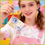 Mini DJ Board Keychain Cute Cartoon Bag Charm Musical Instrument Record Player Keychain for Kids Boy