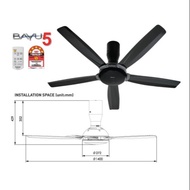 Kipas Siling Panasonic F-M14D5 Bayu 5 Blades Ceiling Fan (56")