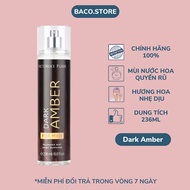 body mist Xịt thơm cho nam Dark Amber 236ml Nam Tính Lịch Lãm