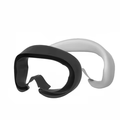 Replace Silicone Eye Mask Cover Pad For PICO 4 VR Headset Accessories Breathable Anti-sweat Light Bl