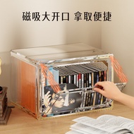 [in stock] Album display rack, book storage box, acrylic transparent dustproof CD Storage box, perip