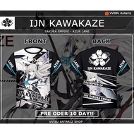 Azur Lane IJN Kawakaze Anime Fullprint T-shirt