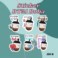 Bts bt21 character Sticker | BT21 sticker pack | Bts meal sticker set