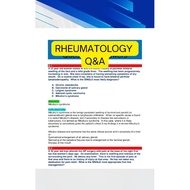 Rheumatology Questions and answers