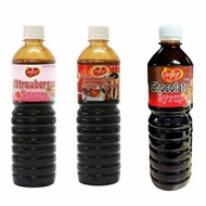 Chocolate Syrup Strawberry Syrup Caramelized Syrup for Milktea Frappe Ice Coffee