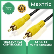 Panamax 1 RCA to 1 RCA Video AV Cable 1.8/ 3 / 5/ 10/ 15 Meter = TAV-2004G