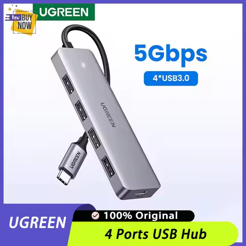UGREEN 4 Ports USB Hub USB Type C to USB 3.0 Hub Splitter Adapter for MacBook Pro iPad Pro Samsung G