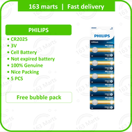 PHILIPS 2016 2025 2032 CR2016 CR2025 CR2032 button coin cell Battery Bateri lithium fob key wireless