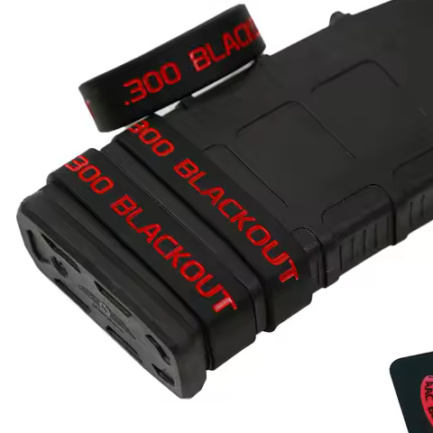 12pcs Magazine Marking Band for 5.56 Nato ,223 REM 300 Blackout Subsonic Magazine Marking Band Multi