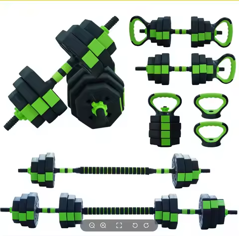 66lbs/88lbs Weight 4 in 1 Adjustable Kettlebell Set Dumbbell Set Used as Kettlebells Barbell Push up