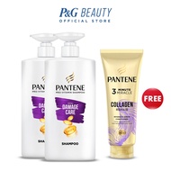 Pantene Pro-V Total Damage Care Shampoo (680ml) FREE 3 Minute Miracle Total Damage Care Conditioner 
