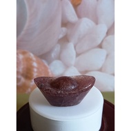 Jua 26 Natural strawberry crystal yuan bao.元寶