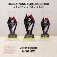Piala Mobile Legends, Trophy Mobile Legends, Piala MLBB UK. 20X10 J010