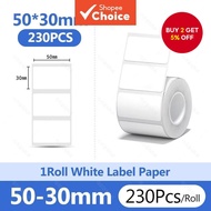 Thermal Label Sticker Set – 2 Rolls (B21/B1/B3S/B31/B21Pro Models) – for Product Price Tags Printing