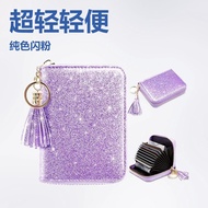 Glitter Leather Printed Credit Card Wallet Accordion Bag Gift Credit Card Bag Wallet HMF9