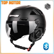 ILM Smart Motorcycle Helmet 450g Front Back LED Light Control CE CPSC Certification Capacete Road Bi