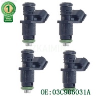 4X High Quality FUEL NOZZLE INJECTOR Nozzle 03C906031A 03C 906 031 A For VW For  Audi  For Skoda 03C