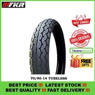 TAYAR  FKR HT200  *TT100 PATTERN*  70/90-14 80/90-14 TUBELESS TYRE