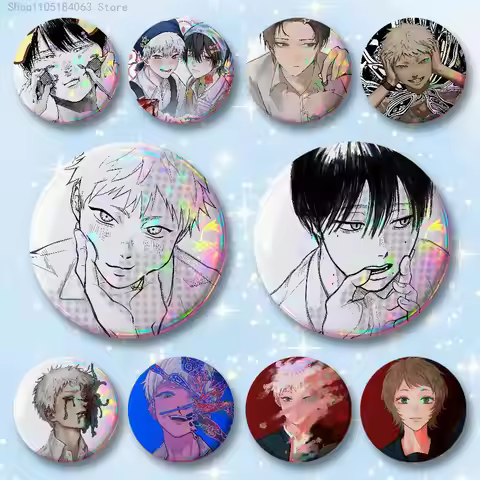 The S-Summer H-Hikaru Died Badges 25 32 44 58 75 mm Round Cosplay Pin Bag Decor Fans Collect Friends