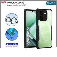 (Shockproof) Iqoo Z9X / Z9 5G Transparent Casing | Vivo Iqoo Z9 5G Case | Transparent Clear Casing |