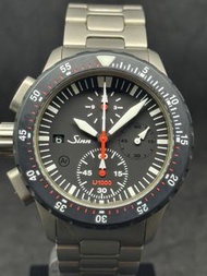 ⭕️⭕️市場罕有已停產深潛1000M Sinn U1000 二手中古 Sinn U1000 SDR Chronograph 1011.030  Sinn SZ02自家機芯 28800震頻  停秒功能 