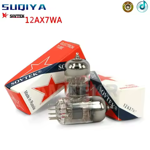 SUQIYA-SOVTEK 12AX7WA 12AX7 Vacuum Tube Replace 6N6 7025 6N4 ECC83 12AX7 Tube Amplifier DIY Audio Fa