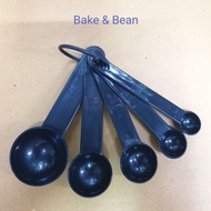 Plastic Measuring Spoon Black Teaspoon