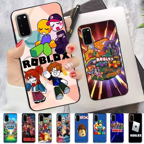 EZ27 R-Robloxs Phone Case For Samsung S 9 10 20 21 22 23 30 23 24 plus lite Ultra FE S10lite Funda