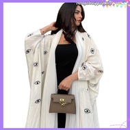 New Dubai Embroidered Open Abaya Batwing Morocco Sve Cardigan Abayas For Mum Women