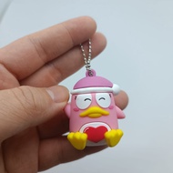 GANTUNGAN Don Quijote Donki Penguin Mascot Pink Keychain Japan Keychain