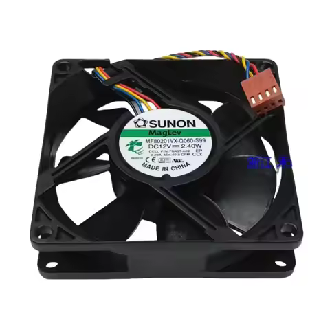 Brand New SUNON 8020 8CM Fan, 7G45T-A02 PWM Cooling Fan, MF80201VX-Q060-S99, 12V 0.20A, High-Perform