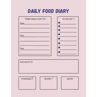 menu design sticker design diary design planner design journal