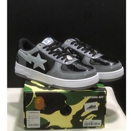 A Bathing Ape (BAPE) STA  AF1 Men's and Women's low cut fashionable board shoes Sneakers