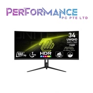MSI MAG 342CQR E2 34" 3440 x 1440 180Hz GAMING MONITOR (3 YEARS WARRANTY BY CORBELL TECHNOLOGY PTE L