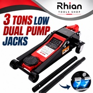 【Limited Offer】Heavy Duty 3 Ton Floor Jack Hydraulic Floor Jack Floor Jack Hydralic Jack Double-Pump