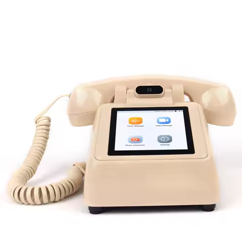 Wedding audio/video recording machine, recording telephone, telephone message book, retro video chec