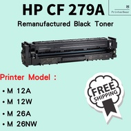 HP  CF 279A Remanufactured Black Toner