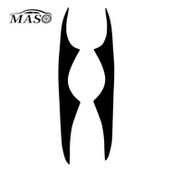 2pcs Glossy Black Car Front Headlight Lamp Eyebrow Eyelid Trim Cover for Subaru Legacy Outback~->e