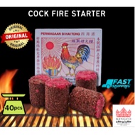 Cock Brand Fire Starter | BBQ Fire Starter | Camping Fire Starter | Penyala Api Untuk Arang